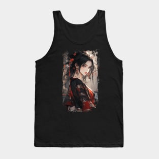 Grunge Geisha Tank Top